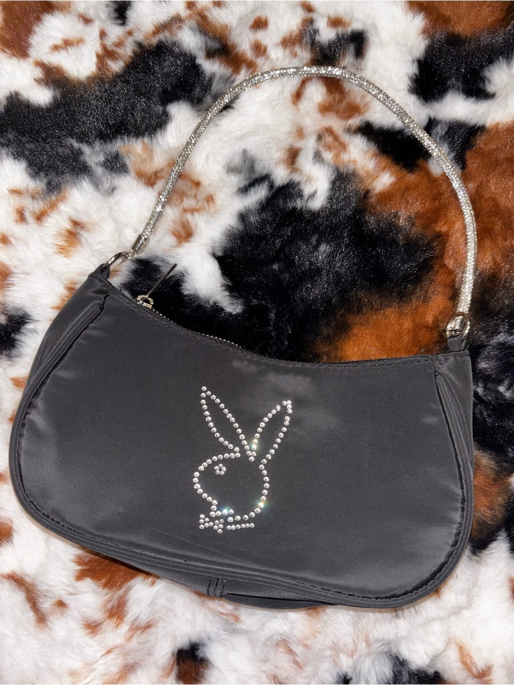 Authentic PLAYBOY Rhinestone Bunny Purse